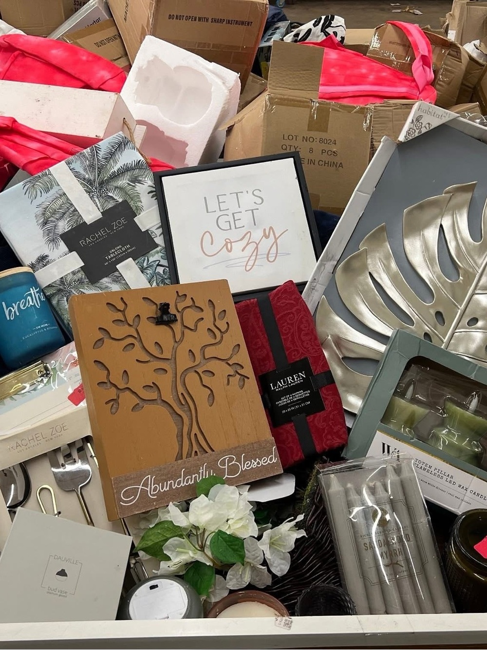 8 pc Mystery Box OverStock return marshal amazon target Walmart gen merch